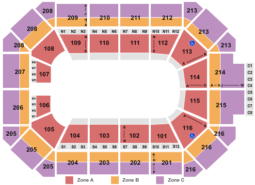 Rosemont Seating Chart